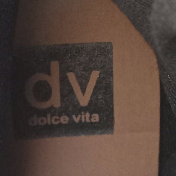 DV by DOLCE VITA Womens Wandah Solid High Heel Black Mid-Calf Boots Size 8 - Picture 9 of 11